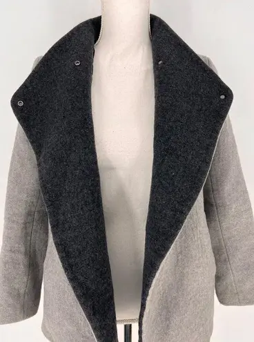 Theory  Naomo Virgin Wool-Blend​ Jacket in Charcoal Light Heather