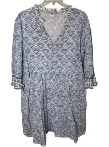 Charleston Shoe Co. charlee Women's Alexis Tiered Dress L Blue Size L