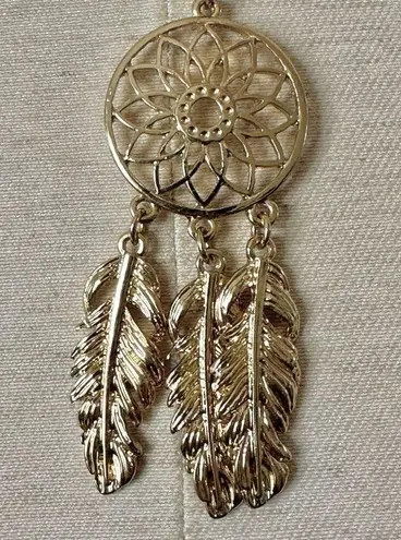 Dream catcher pendant necklace