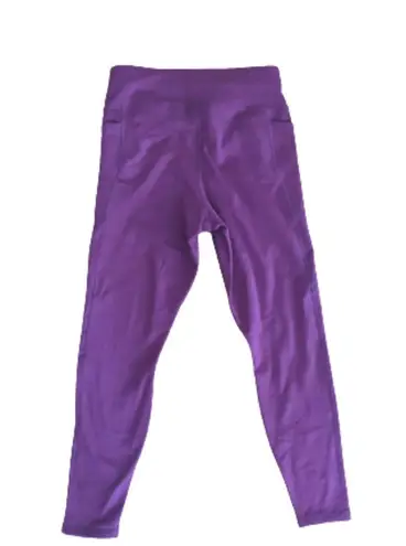 Members Mark Pink High Rise Extra Warm Fleece Lined Leggings Women's Size Small