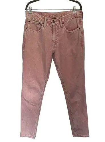 Levi's  511 Mens Slim Fit Jeans Sz 31x30 Pink Zeke Denim Casual 5 pockeet