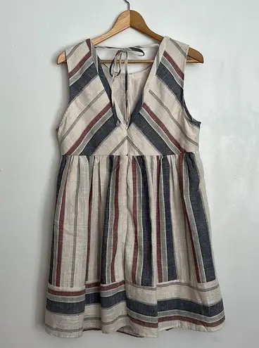 Very J Baby Doll Dress, Sleeveless, Pockets Size Large