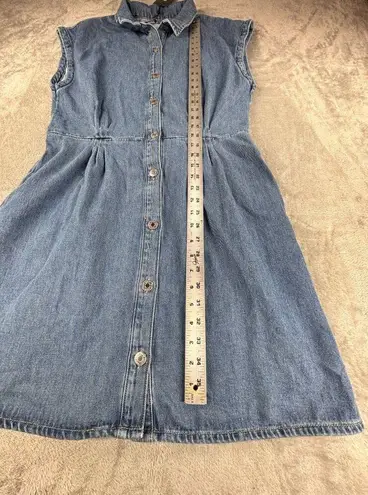 Mavi Shirt Dress Mercy Mid Summer Denim Pockets Womens XL NWT Blue