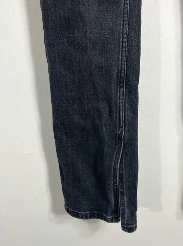 Abercrombie & Fitch Abercrombie Jeans Curve Love Skinny High Rise Black Split Hem 28/6