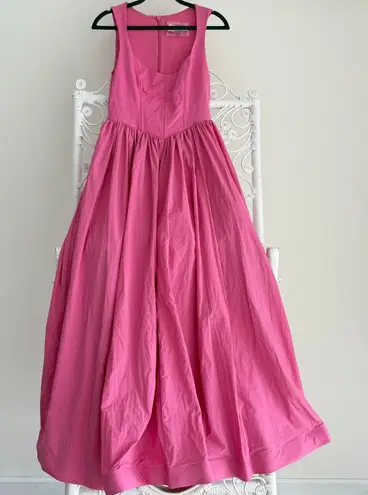 BHLDN Anthropologie Jemma Maxi Dress Small Pink Tulle Corset Romantic Coquette