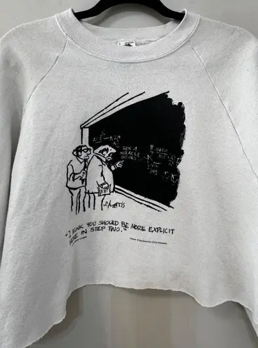 Fruit of the Loom vintage 1985 SIDNEY HARRIS CLASSIC CARTOON SWEATSHIRT