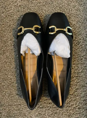 Kelly & Katie Black Dress Shoes Flats