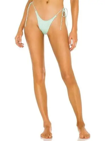 Monica Hansen Beachwear Miami Vice High Cut String Bikini Bottom Honeydrew Mediu Size M