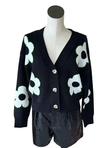 Industry NWT   REPUBLIC CLOTHING X  NORDSTROM Floral Jacquard Cardigan