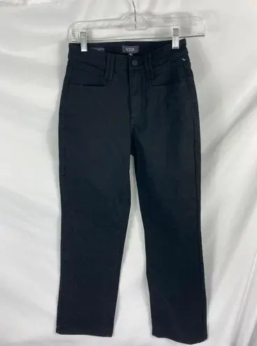 NYDJ New Bailey Relaxed Black Jean Size 0