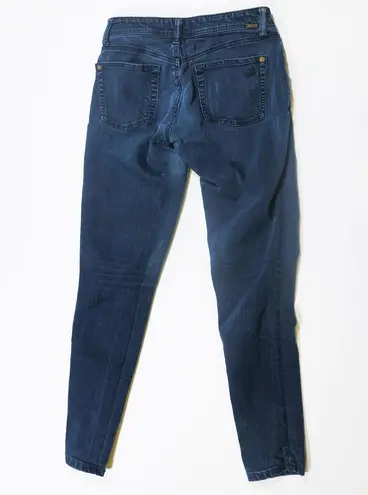 DL1961 Florence Insta Sculpt 4Way Cotton Stretch Blue Neptune Skinny Jeans 24