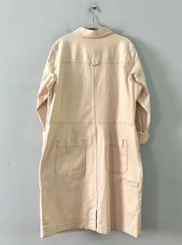 Duluth Trading NWT Co. Makers Studio Cream Cotton Dress