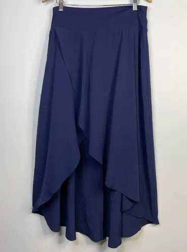 Halara Breezeful High Waisted High Low Ruffle Flowy Midi Quick Dry Skirt XL New