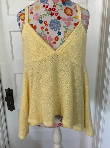 NWT Fuzzy Babydoll Tank
