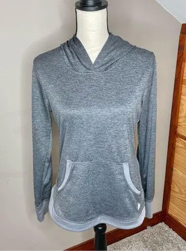 Free Country Free 2 Be By Grey Birdseye Hoodie Sweatshirt Medium