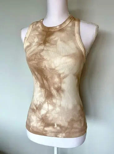 Organic Cotton Racerback Tank | EUC | Size XS | Neutral Tye Dye