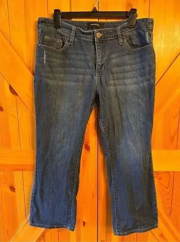 Who What Wear  Jeans Womens Size 12 Cropped Dark Wash (3004)