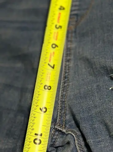 Womens Junior Slim Fit Skinny Distressed Denim Overalls Size 9 Blue Size M