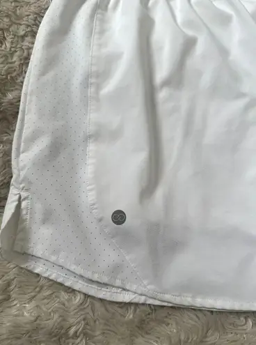 Calia Large White Mini Skort Skirt Shorts Athletic Sporty Athleisure Tennis