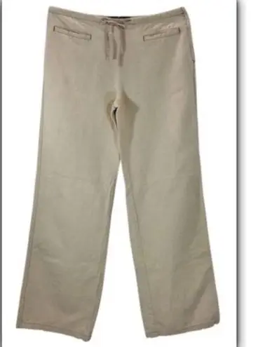 WEEKEND MaxMara linen blend pants US size 10 Tan