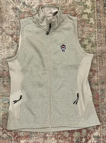 Antigua ‘NC State Full-Zip Vest in Heather’