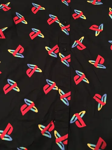 PlayStation Button Up Shirt 10 From Aubie
