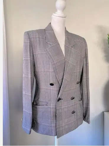 Petite Sophisticate Sz 6P 6 P Adorable Vintage Plaid Blazer / Jacket