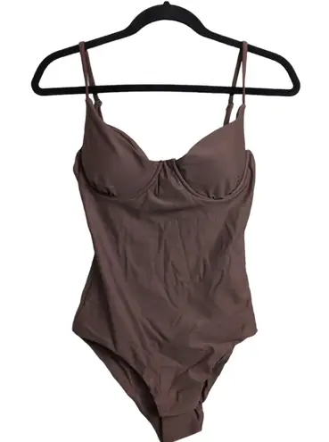 ANDIE Luna One Piece Espresso (Brown) Swimwear Bathing Suit Size S New