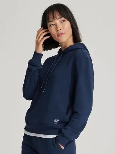 Allbirds Women's The R&R Hoodie Organic Pima Cotton in True Navy Blue Size S NWT