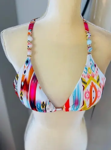 La Blanca Desert Dream Triangle Bikini Top, Luxurious Beach Top, Size 8, NWT