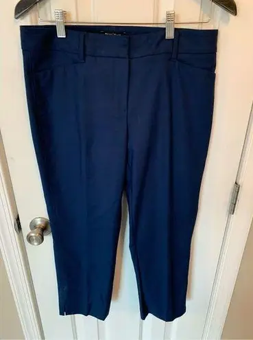 White House | Black Market  dress pants size 6 straight crop blue