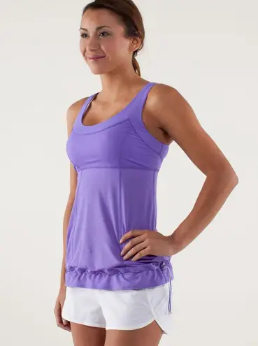 Lululemon Run: Ta Ta Topper Tank Purple Size 6