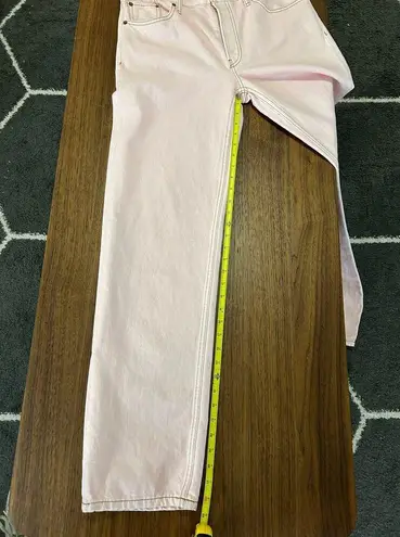 RE/DONE   Straight-Leg Jeans in pink Size 27