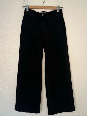 Everlane  wide leg cropped pants black 00