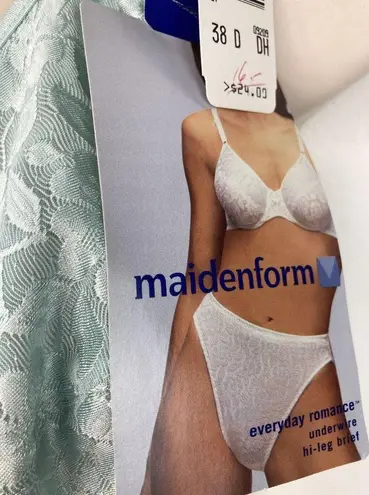 Maidenform *NOS Vintage Every Romance Floral Underwire Bra 38D 09209 Classic Bow