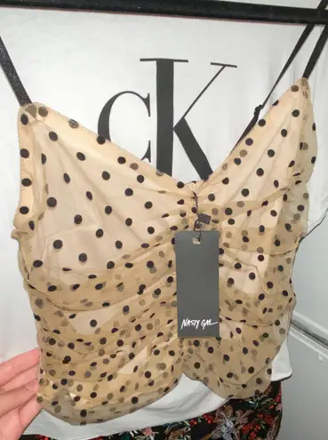Nasty Gal Polk Dot Top