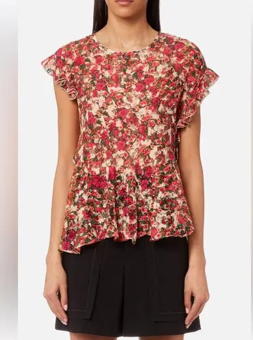 Isabel Marant etoile silk floral summer blouse