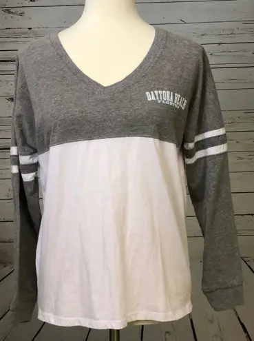 Daytona Beach Florida Sweatshirt Small Vacation Spring Break Pullover Souvenir Gray