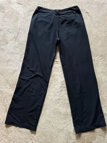 Patagonia  Women's Nylon Straight Leg Pants Hiking Mid Rise Black Outdoor Size 10