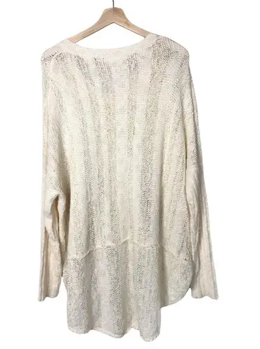 Boutique Textured Knit Pullover V