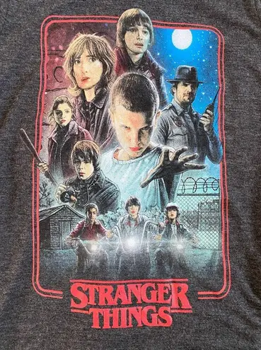 Netflix Strangers Things Dark Gray T-Shirt