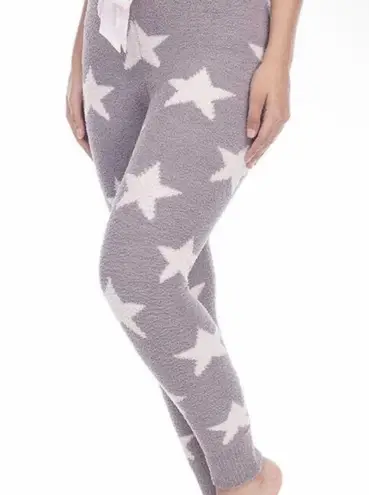 HoneyDew | Chenille Plush Gray Pink Stars Pajama Lounge Pants NWT Size M Size M