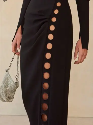 Cult Gaia Capri Eyelet Maxi Dress