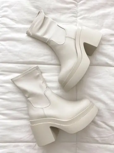 ASOS White Booties