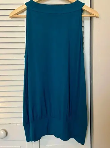 Cable & Gauge Jeweled & Beaded Bubble Hem Sleeveless Top L Large