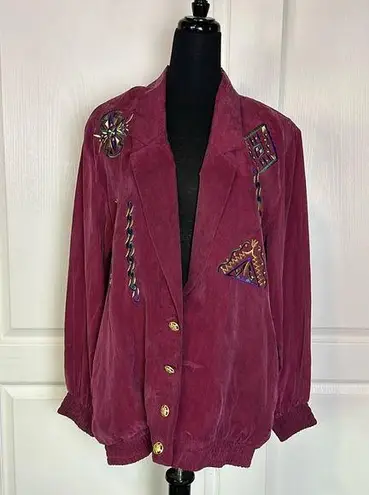 80s VTG SAINT GERMAINE PARIS DESIGNER BLAZER