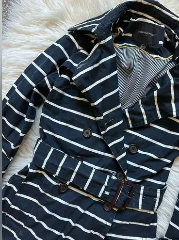 Banana Republic striped cotton jacket