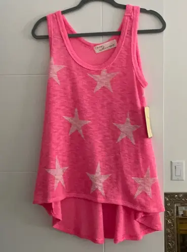 Vintage Havana tank longer in the back measures 45” front 66” back Pink Size M - Image 1