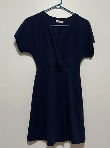 Madewell  Cross-Front Flutter-Sleeve Mini Dress Size Small