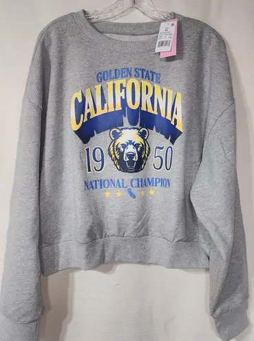 Golden state California 1950 national champion women's sweatshirt size XL Gray